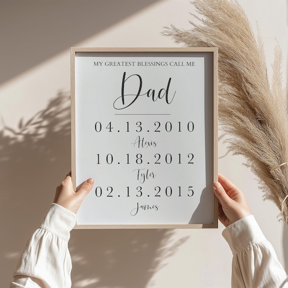 Personalized Gifts for Dad Fathers Day Gift From Son Gift for Dad