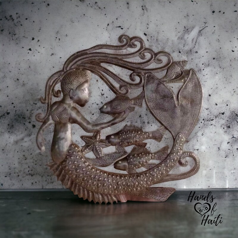 Metal Mermaid Wall Art - Etsy