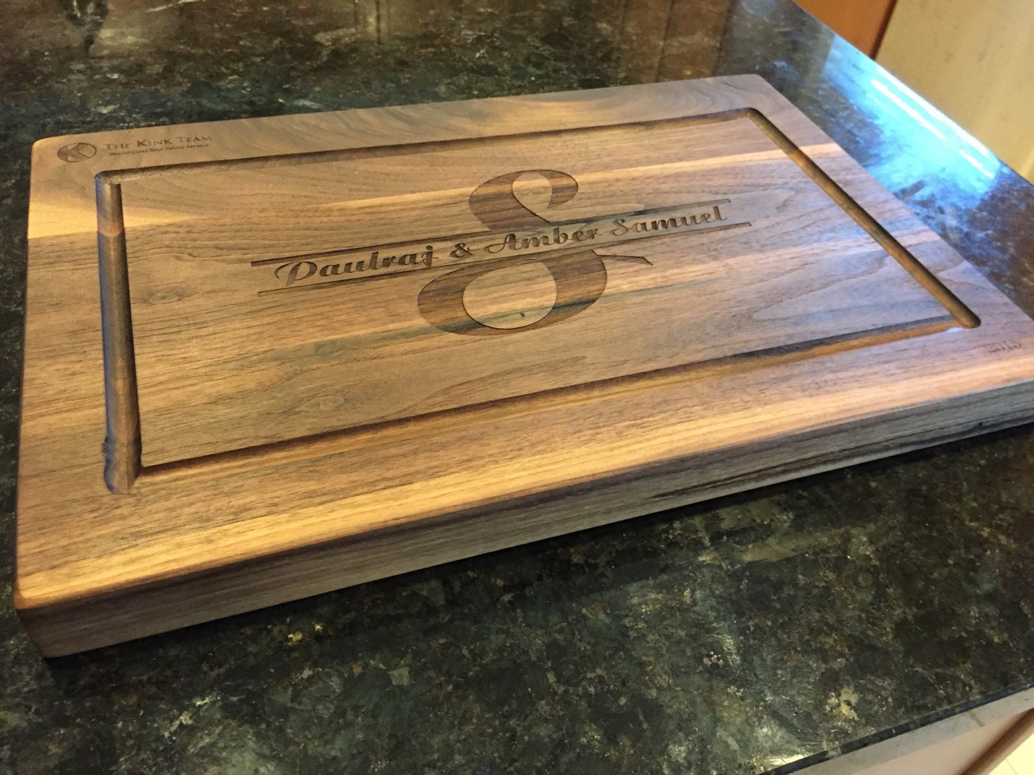Customized Walnut cutting board Etsy