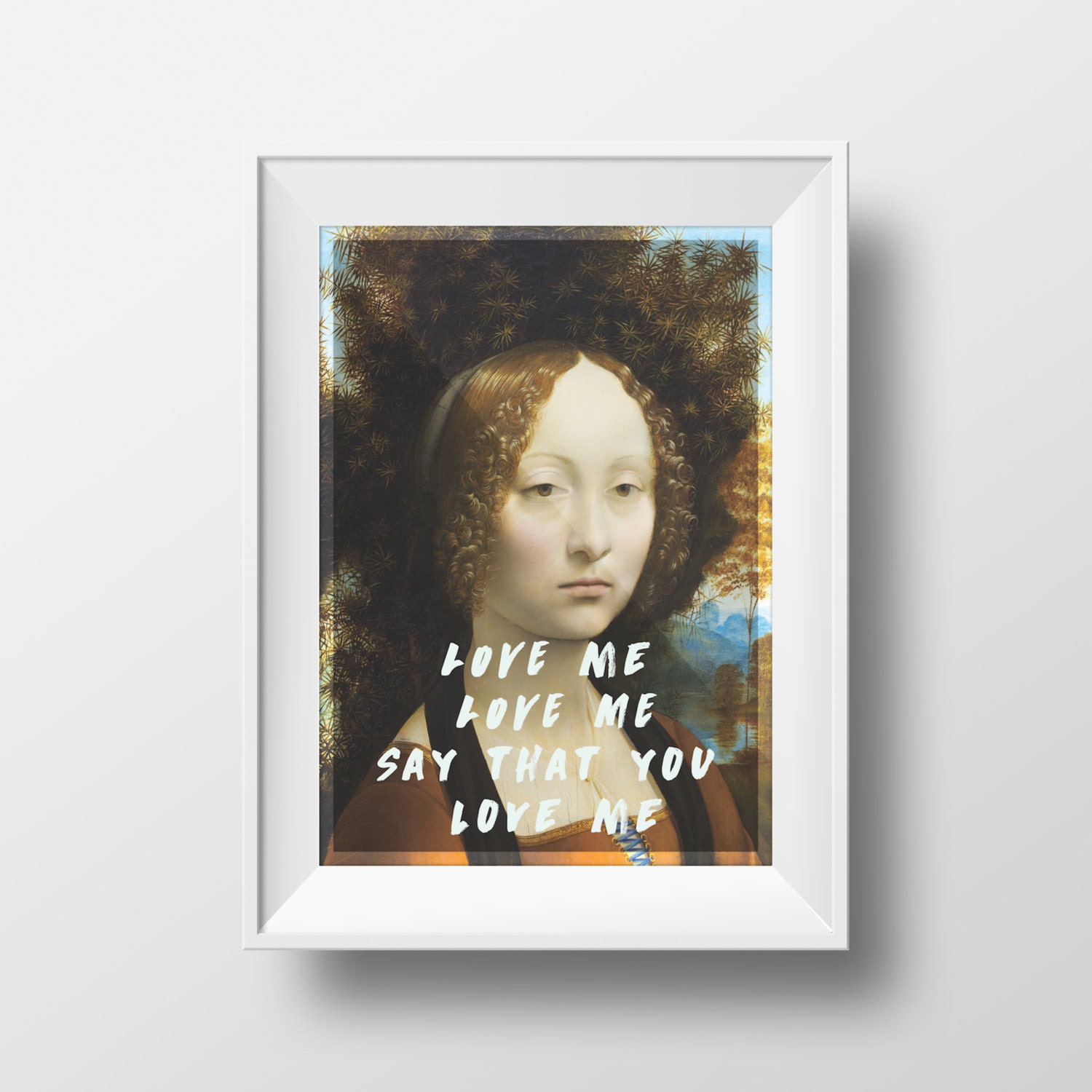 Leonardo Da Vinci The Cardigans Love Me Love Fool Song Etsy