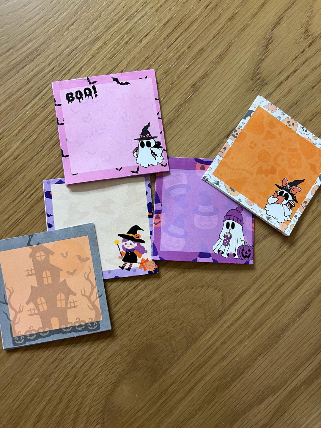 Halloween Notepad | Spooky Memo Pad | Stationary | Ghosts Pumpkins ...