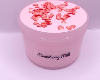 Strawberries Milk Slime
