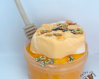 Honey comb Diy Slime