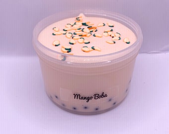 Mango Boba Slime