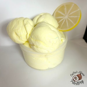 Lemon Ice Cream Slime