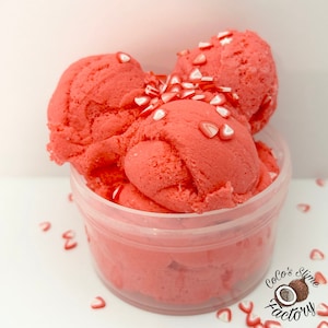 Strawberry Ice Cream Fluff Slime