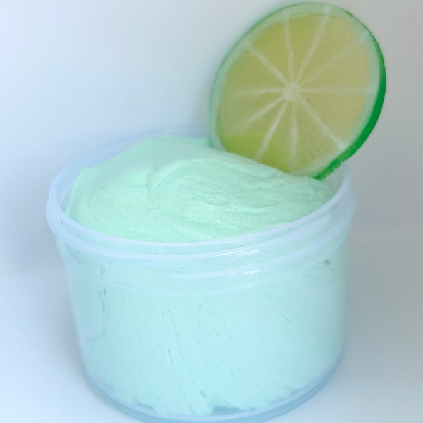 Key lime pie iecream slime