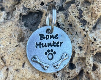 Pet Collar Charm - Dog Collar Charm - Dog Tag - Dog Bone Collar Charms - Small Pet Charm - Large Dog Collar Charm - Regalos para amantes de las mascotas -