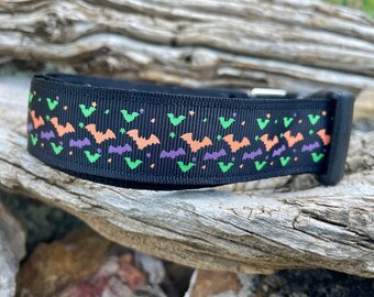 Fledermaus Hundehalsband - Halloween Hundehalsband - Gruseliges Hundehalsband - Festliches Hundehalsband - Gruseliges Hundehalsband