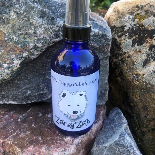 Dog Calming Spray - Anxious Dogs - Puppy Calming Spray - All Natural Dog Spray - Calming Aid for Dogs - Anxiety Spray - Essential Oil Spray