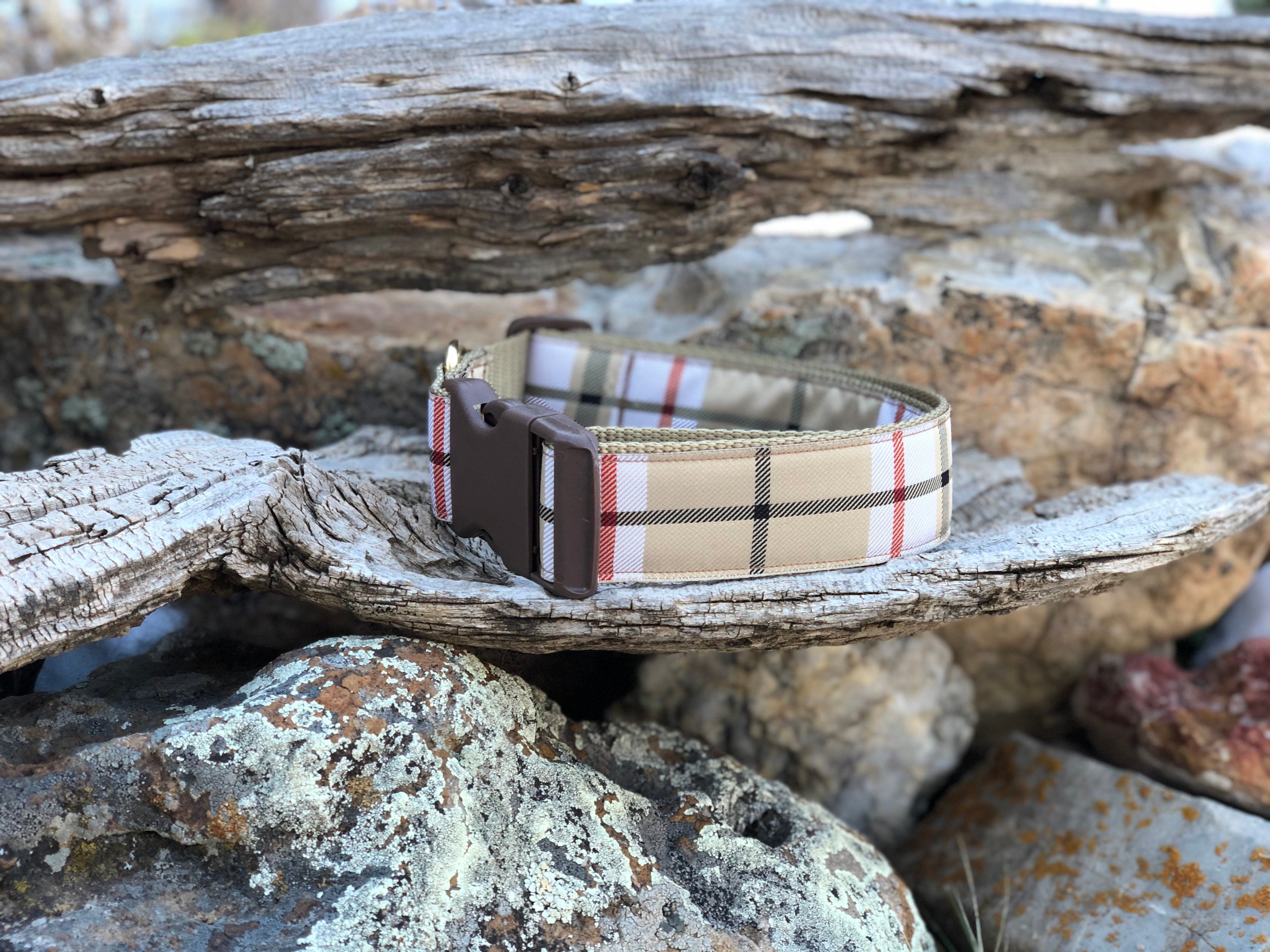 Giant Breed Dog Collars Furberry Inspired Dog Collar Large Etsy