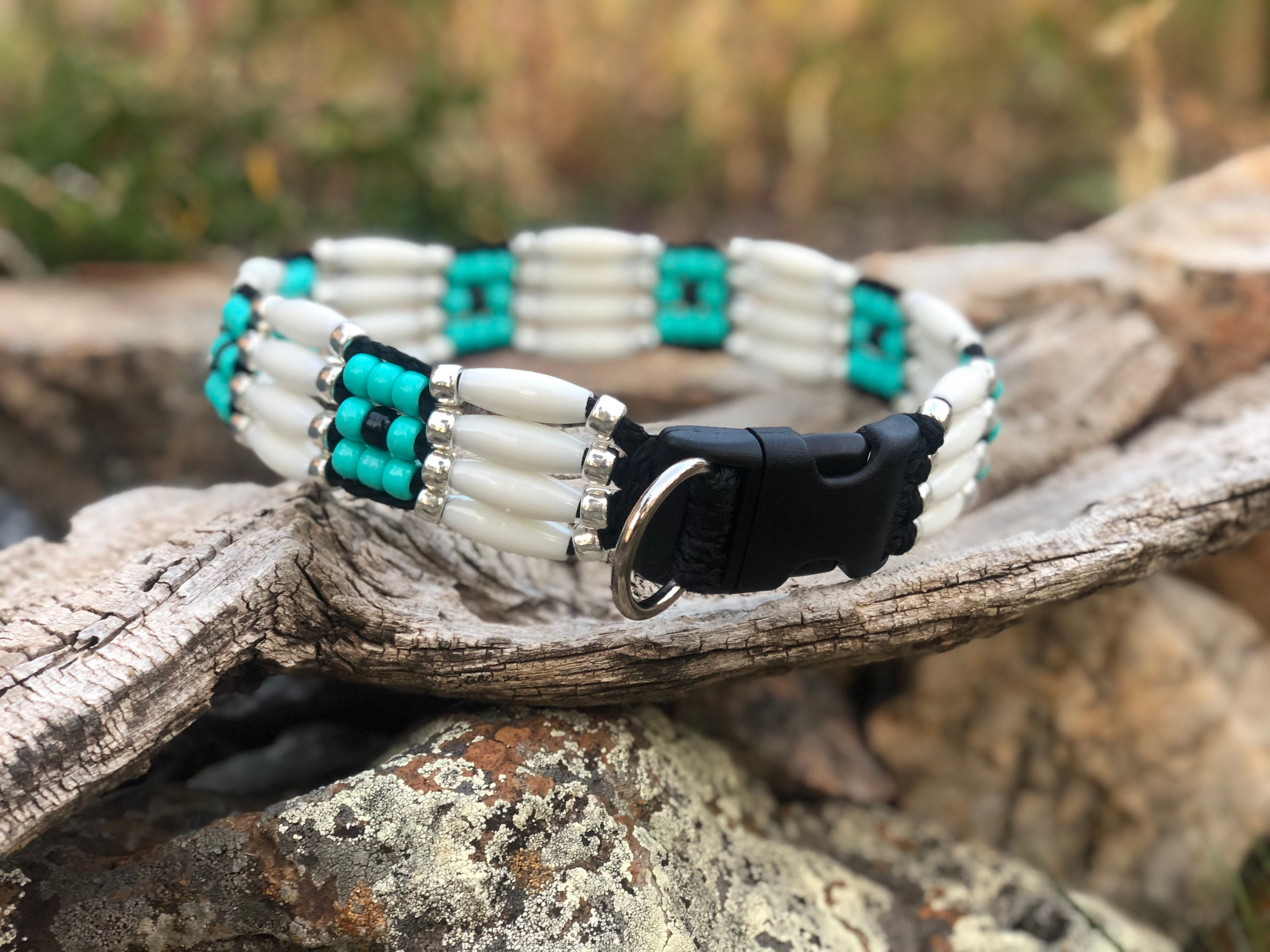 Native American Dog Collars Beaded Dog Collars Southwest Etsy