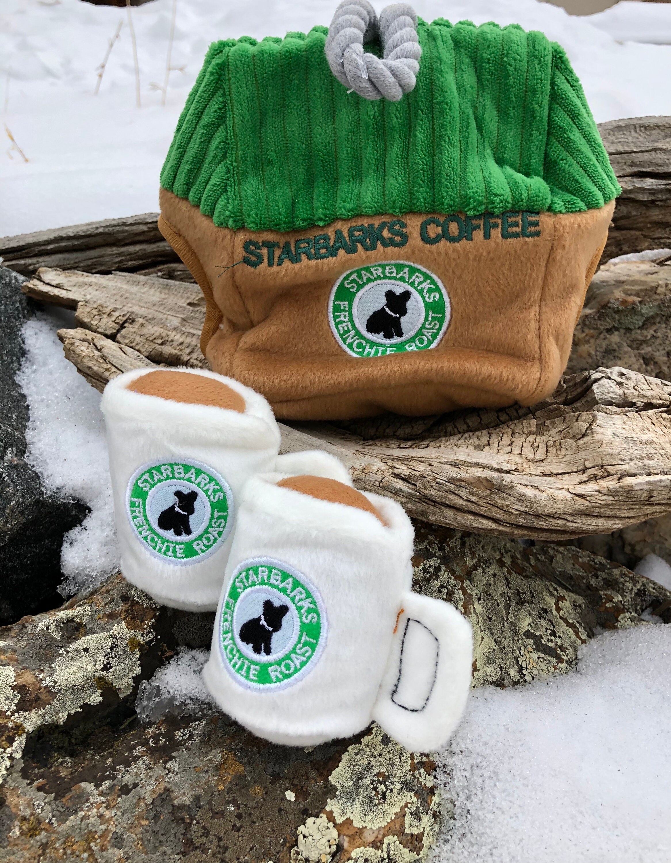 Starbarks Dog Toy Coffee Dog Toy Latte Dog Toys Etsy