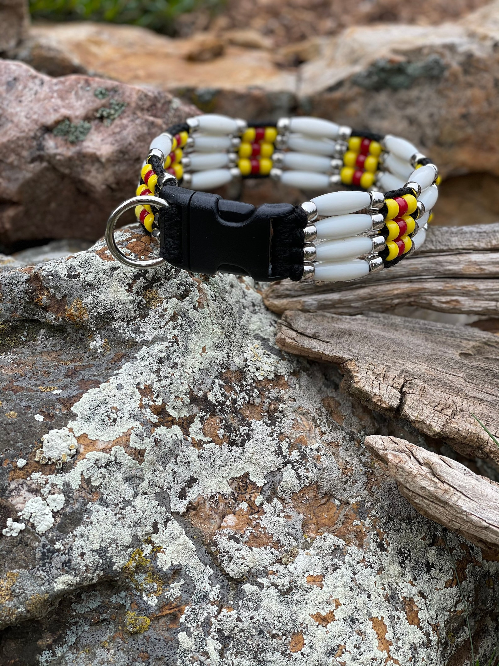 Beaded Dog Collars Native American Dog Collars Southwest Etsy