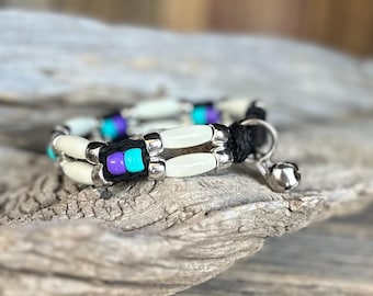 Purple Beaded Cat Collar - Beaded Cat Collars -Cute Cat Collars - Kitty Collars - Turquoise Cat Collars - Cat Collars - Gifts for Cat Lovers