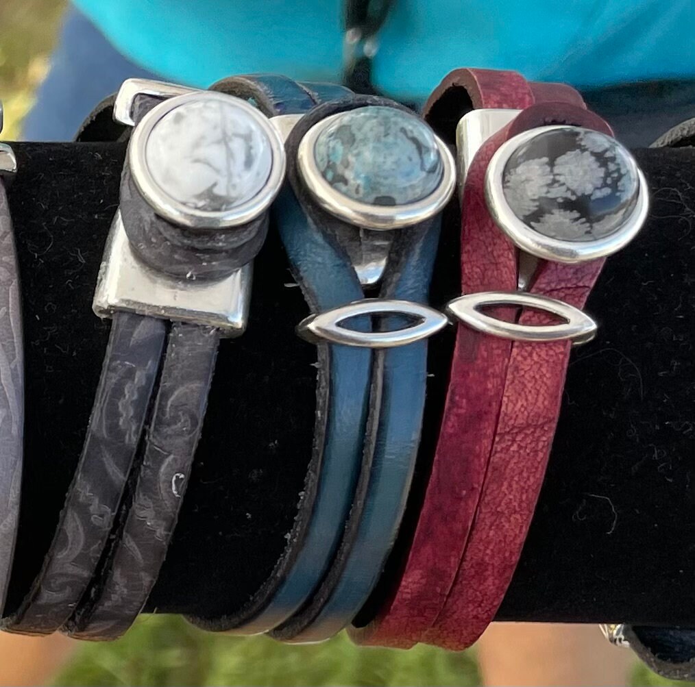 アクセサリー kmrii leather stone bracelet KMRii | Super limited edition : 5 pcs only ✨ Item code