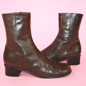 Vintage KATHARINE HAMNETT London Boots Leather Uk 7.5 90s - Etsy