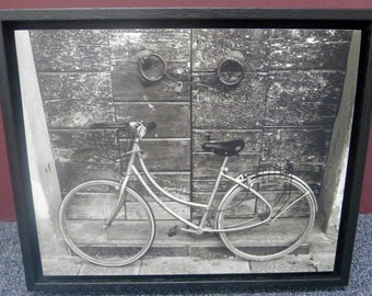 Custom Framed, Photograph mounted on wood