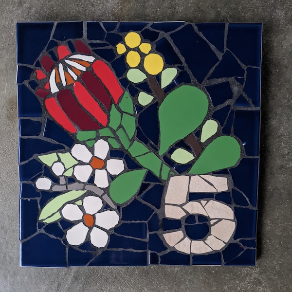 Mosaic House Number Etsy Australia