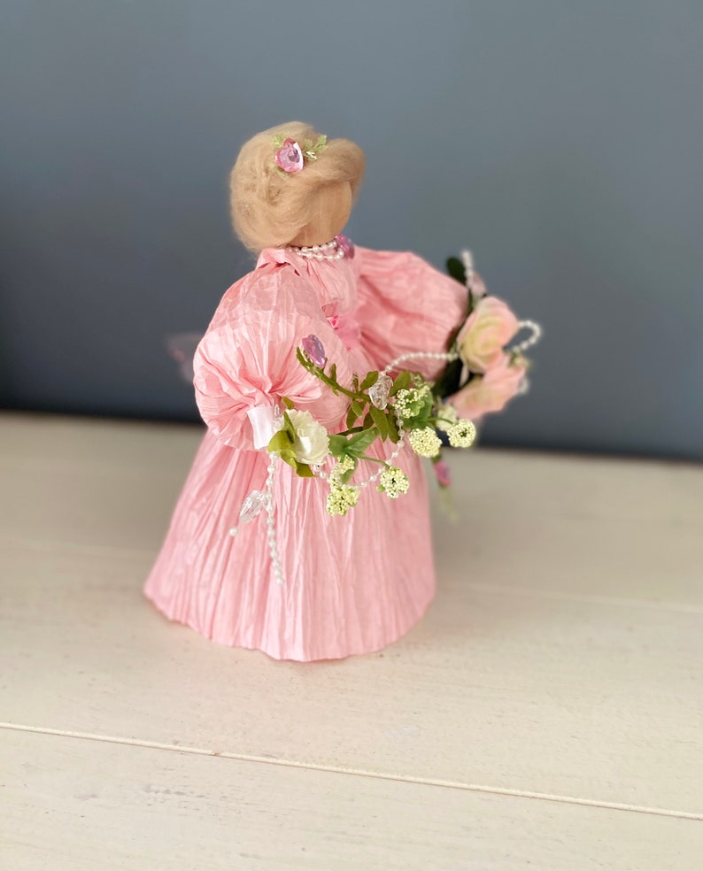 Hearts and Flowers Doll. Handmade Country Doll. Farmhouse Etsy