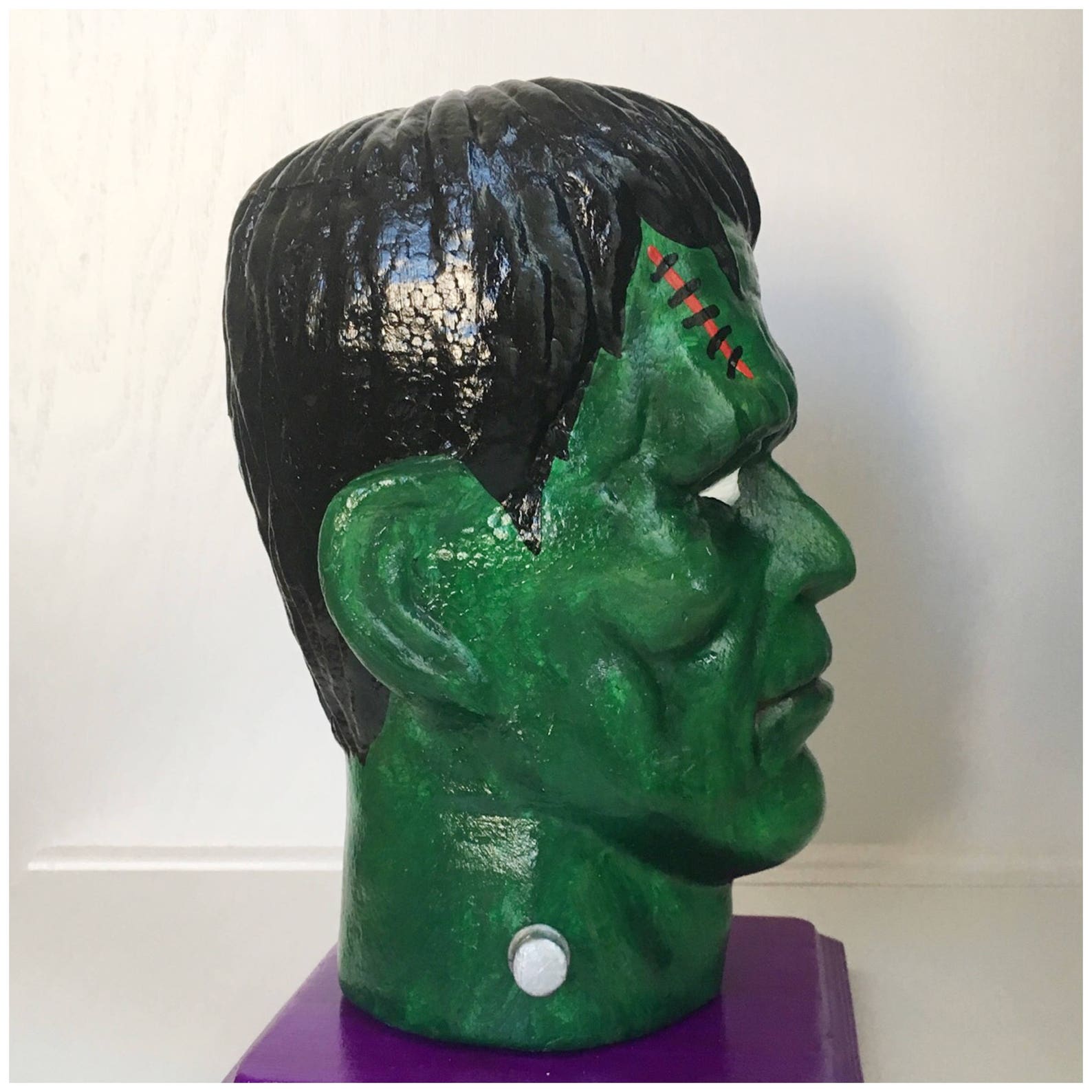 diy frankenstein headpiece