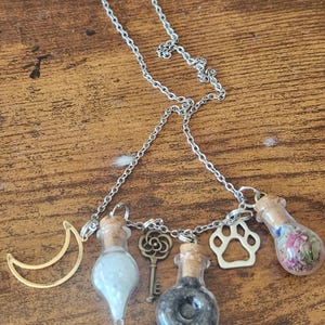 Goddess Hecate Deity Charm Necklace