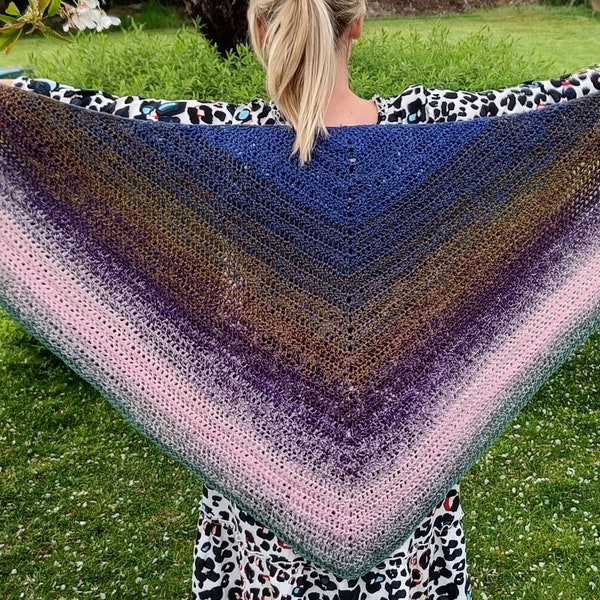 handknit shawl