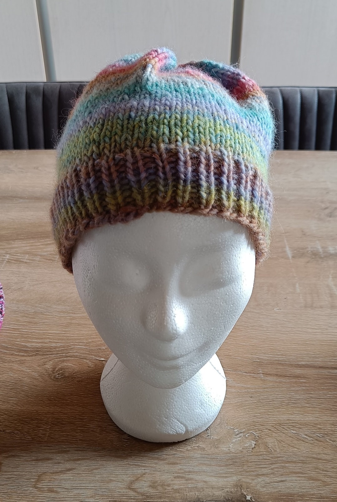 Soft Cotton Fabric Cozy Crochet Pattern Hair Loss Relief Beany Hats