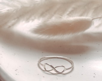 Sterling Silver Infinity Ring | Gifts for Her | Gifts for Mum | Forever Love | Eternity | Promise Ring | Love Ring | Valentines Day