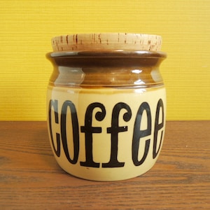 Vintage T G Green Church Gresley Large Coffee Canister / Coffee Canister / 60s / Jar / Containers