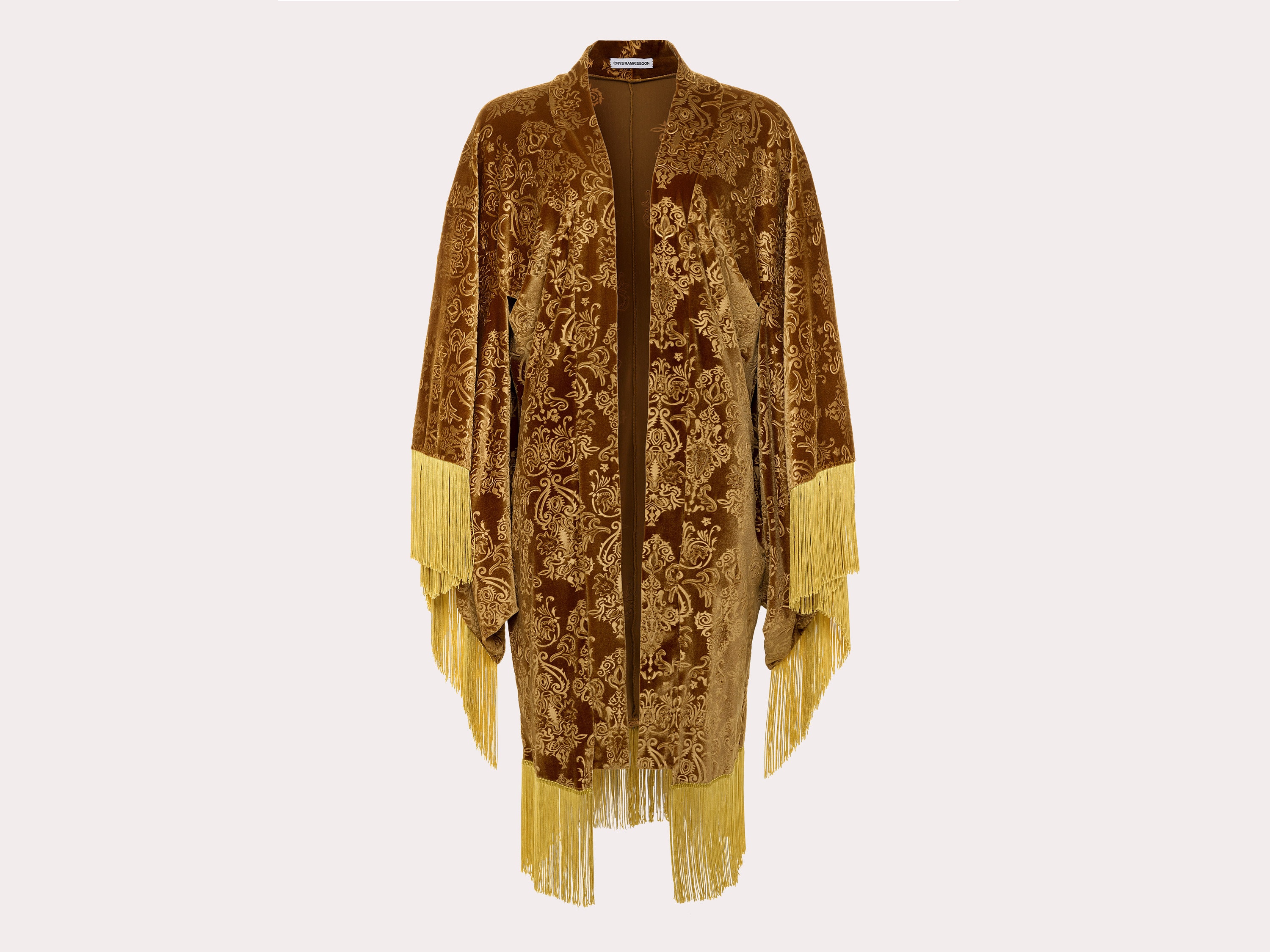 Trendy Fringe Short Kimono main image 1
