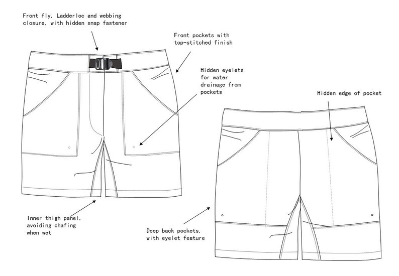 Men's Shorts Sewing Pattern Mens Shorts PDF Pattern Etsy