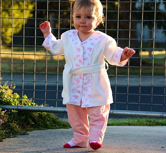 Super-soft reversible child's robe – Heather's Handmade Life