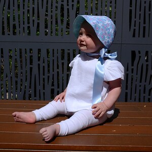Bonnet Sewing Pattern, Girls PDF Pattern, Vintage Hat Sewing Pattern ...