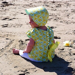 Bonnet Sewing Pattern, Girls PDF Pattern, Vintage Hat Sewing Pattern ...
