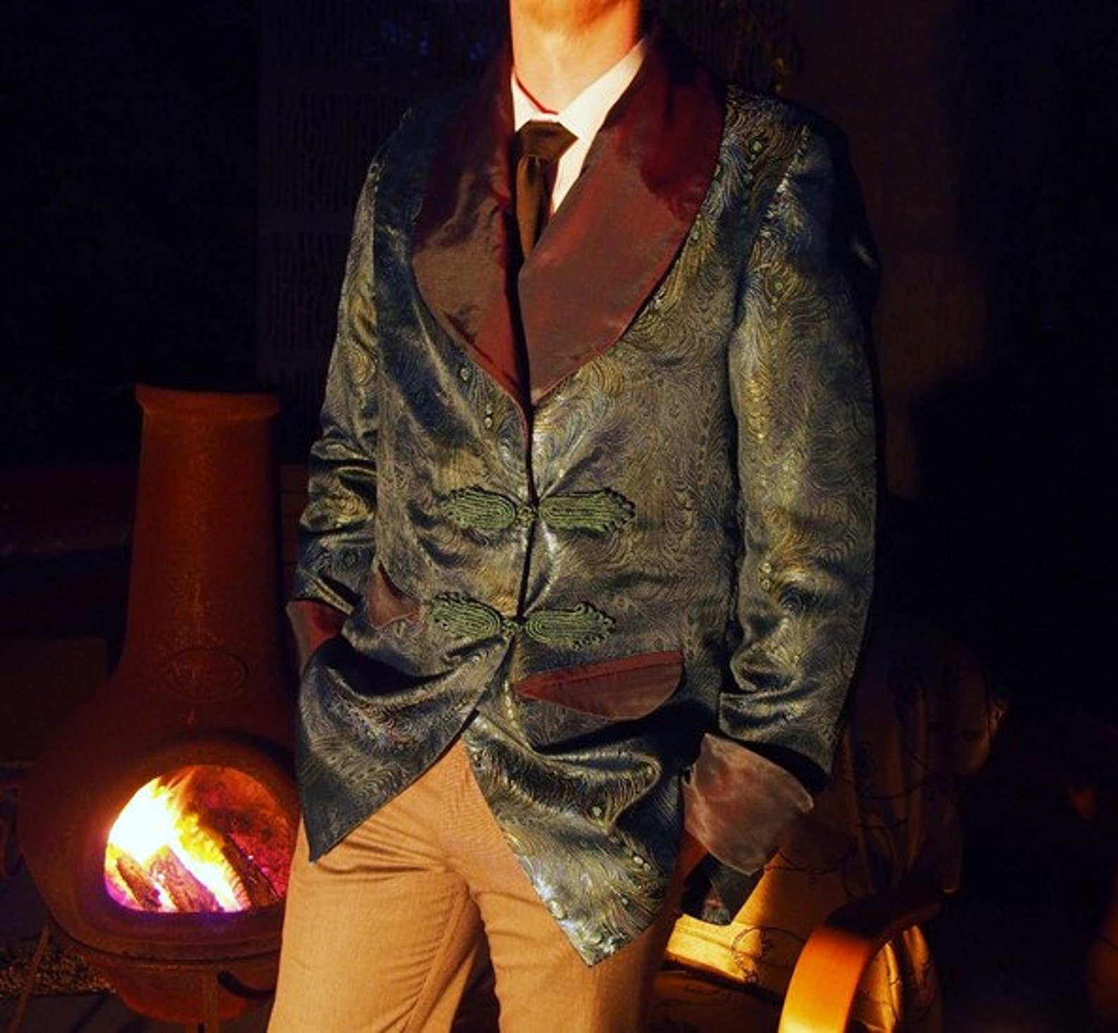 Smoking Jacket Sewing Pattern Mens Jacket PDF Pattern Mens Etsy