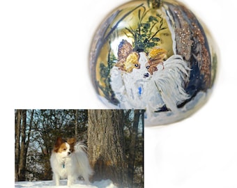 Shatter-resistant Pet Portrait Ornament