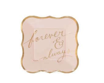 Wedding Paper Plates Etsy