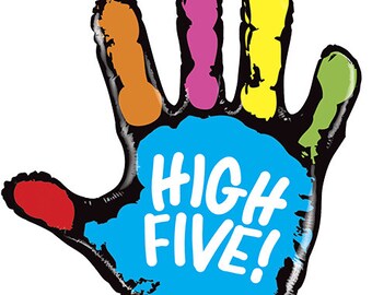 hi five balloon etsy