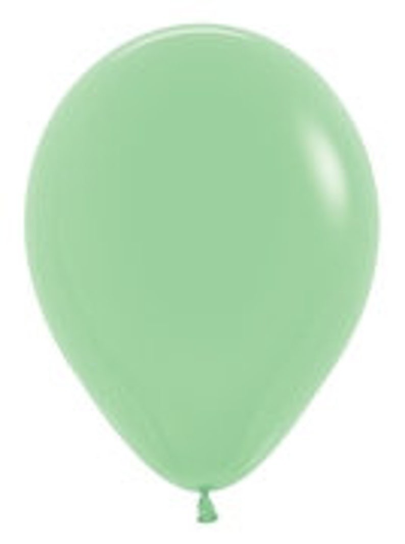 Mint Green Balloons Deluxe Latex Made in USA Tiny Big Balloon Wedding bridal party shower baby 5 11 16 Pearl Mint Balloon