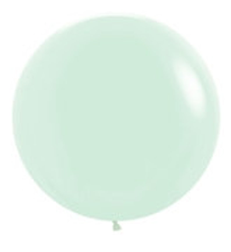 Big Balloons Party Decoration Matte PASTEL Latex Balloons 5 Inch 24 Green Helium Round Yellow Blue Lilac Pink 11 36
