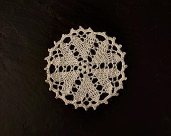 Crochet Heart Motif Doily | Decoration, Coaster