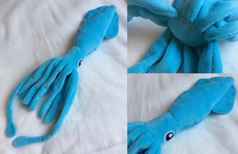 Custom Mini Giant Squid Plush Made to Order image 1