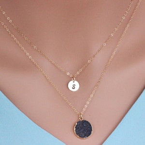 Gift for wife / mom, Holiday gift for mom, Multi strand necklace,  Double layered necklace, Personalized gifts for her, Gift for Necklace