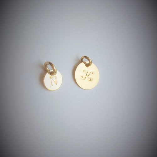 Tiny Pencil Charm 14K