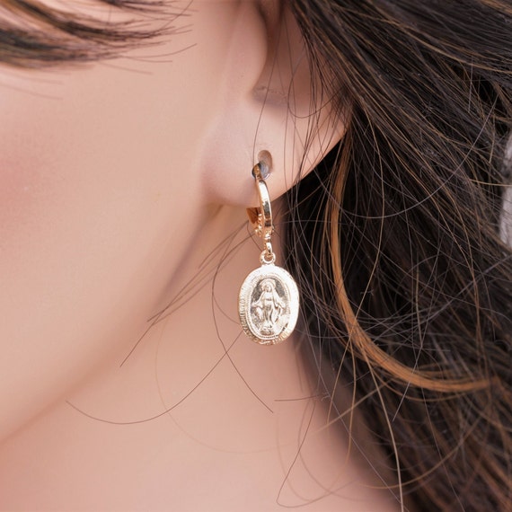 Religious earrings deals