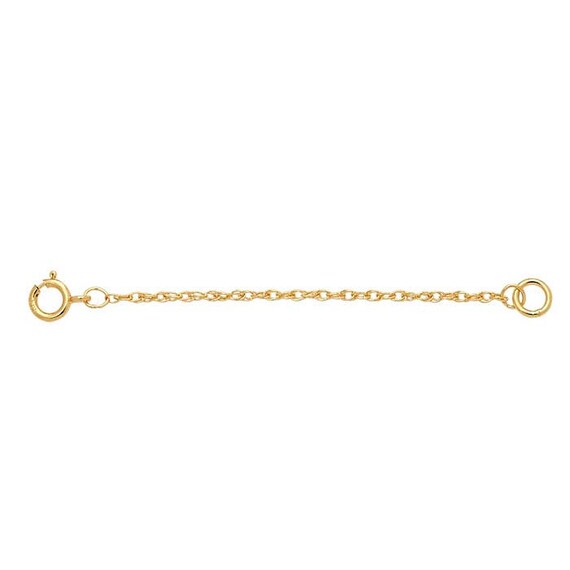 Adjustable Chain Extender 2 14k Solid 
