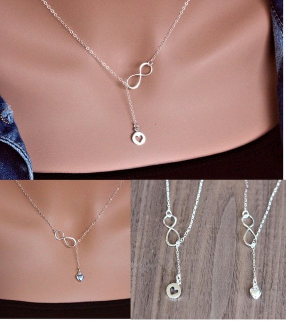 Sterling Silver Mother and Daughter Necklace Set A Symbol of Unbreakable Bond Mother Daughter Necklace Set Sterling Silver Necklaces. Etsy Canada