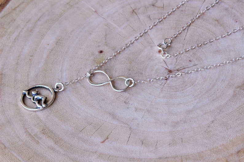 Swimmer Charm Necklace swimming necklace in Sterling Silver Swimming gifts Swimming gifts for girl Swimming necklace Swim team gift image 7