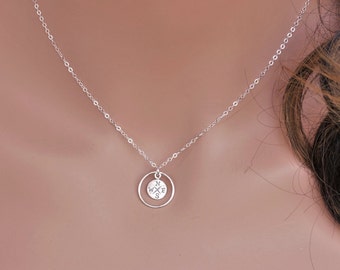 Graduation gifts for girls - Compass necklace Sterling silver - Graduation gift for her - Infinity Compass necklace - Eternity compass - bff